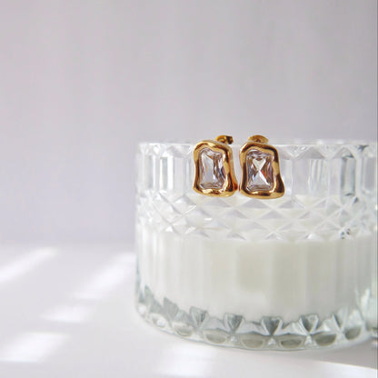 Kyla Earrings | Zirconia Statement Earrings