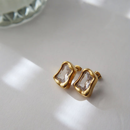 Kyla Earrings | Zirconia Statement Earrings