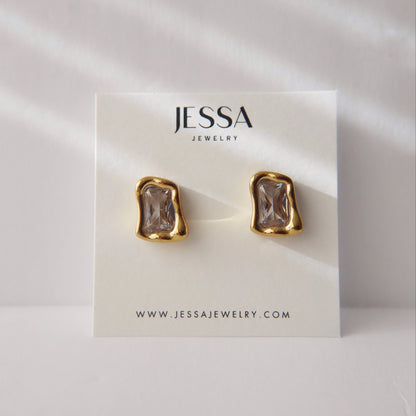 Kyla Earrings | Zirconia Statement Earrings