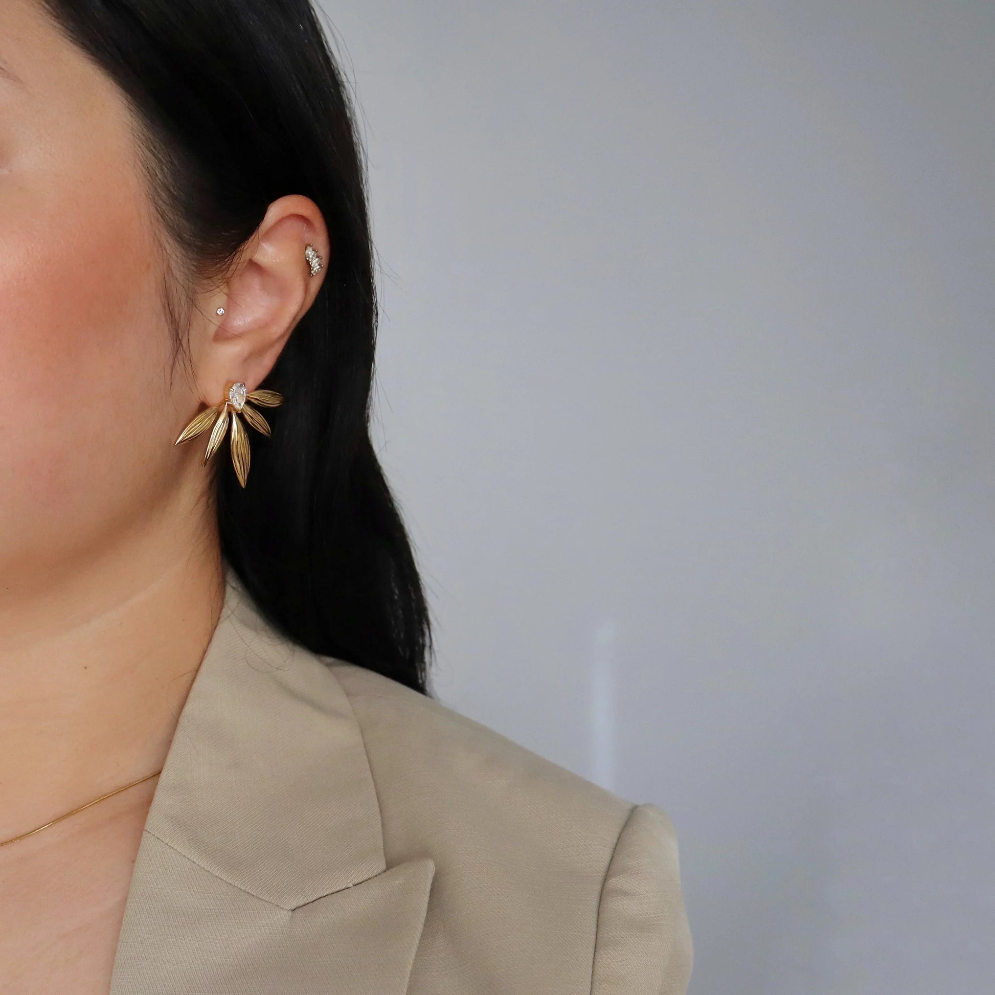 Blooming Petal Earrings | Statement Earrings