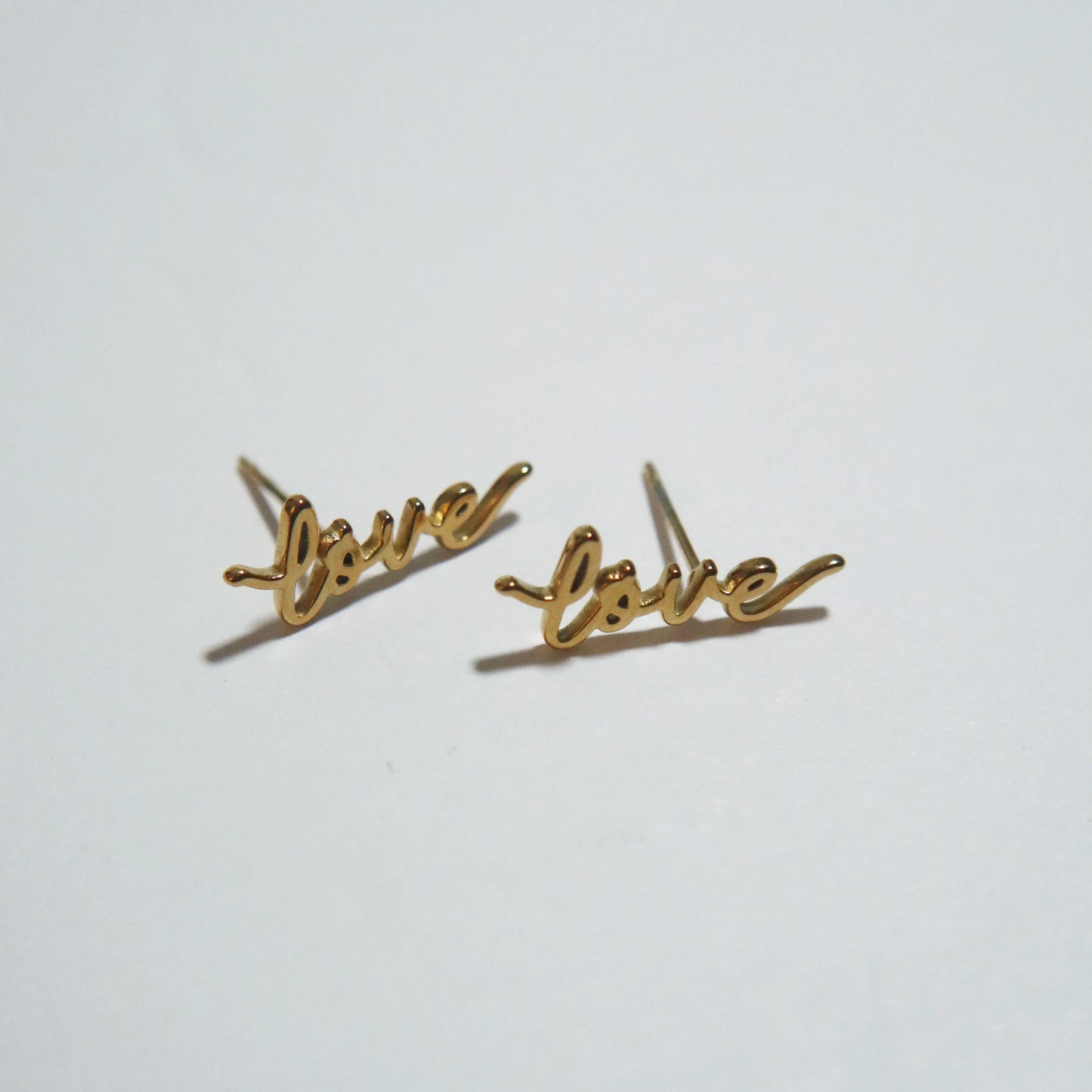 Dainty Love Stud Earrings