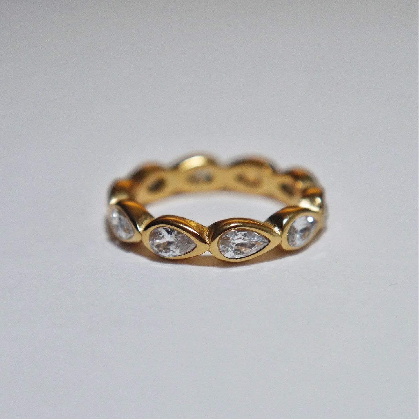 Teardrop Eternity Ring