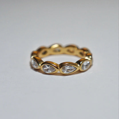 Teardrop Eternity Ring