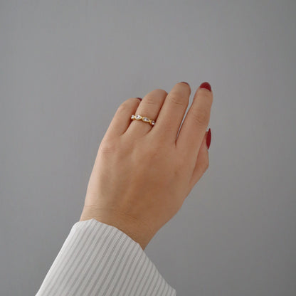 Teardrop Eternity Ring