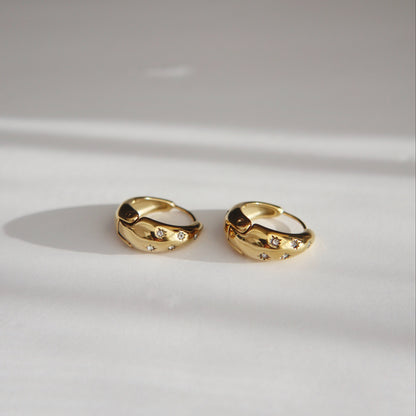 Starstruck Hoops | Everyday Gold Hoop Earrings
