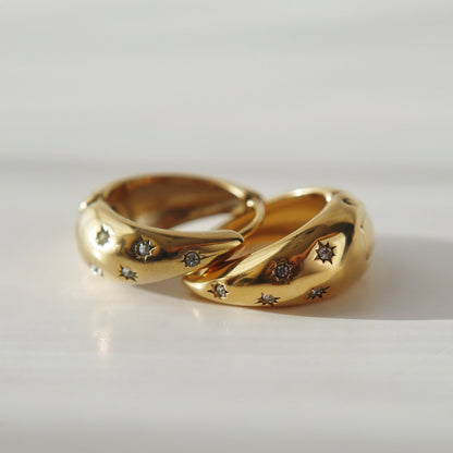 Starstruck Hoops | Everyday Gold Hoop Earrings