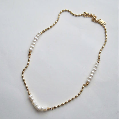 Adeline Pearl Choker Necklace
