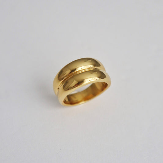 Double Band Chunky Ring