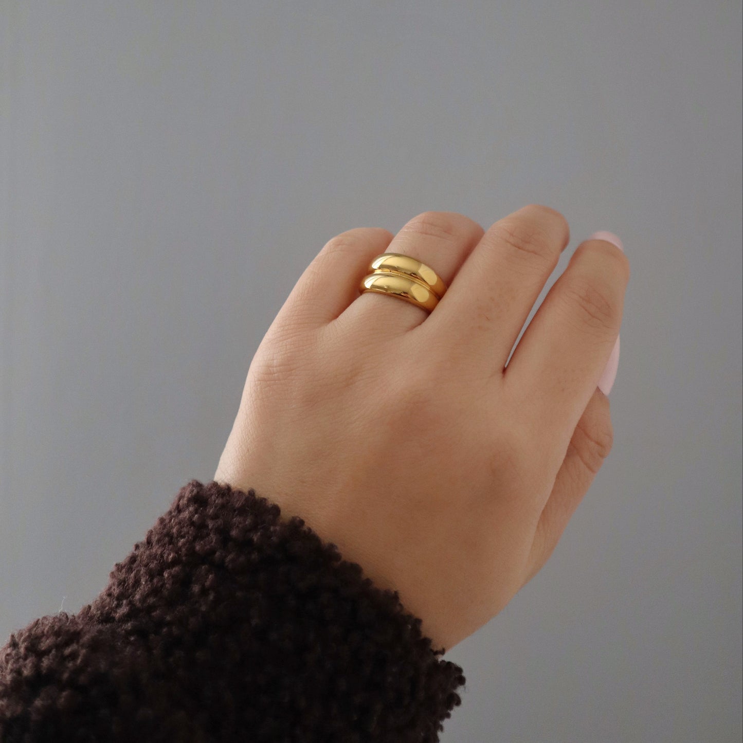 Double Band Chunky Ring