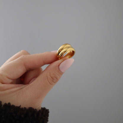 Double Band Chunky Ring