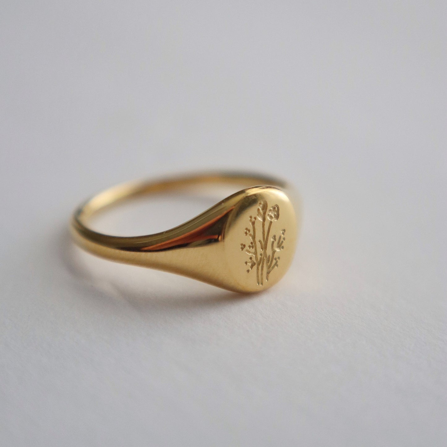 Wildflower Signet Ring