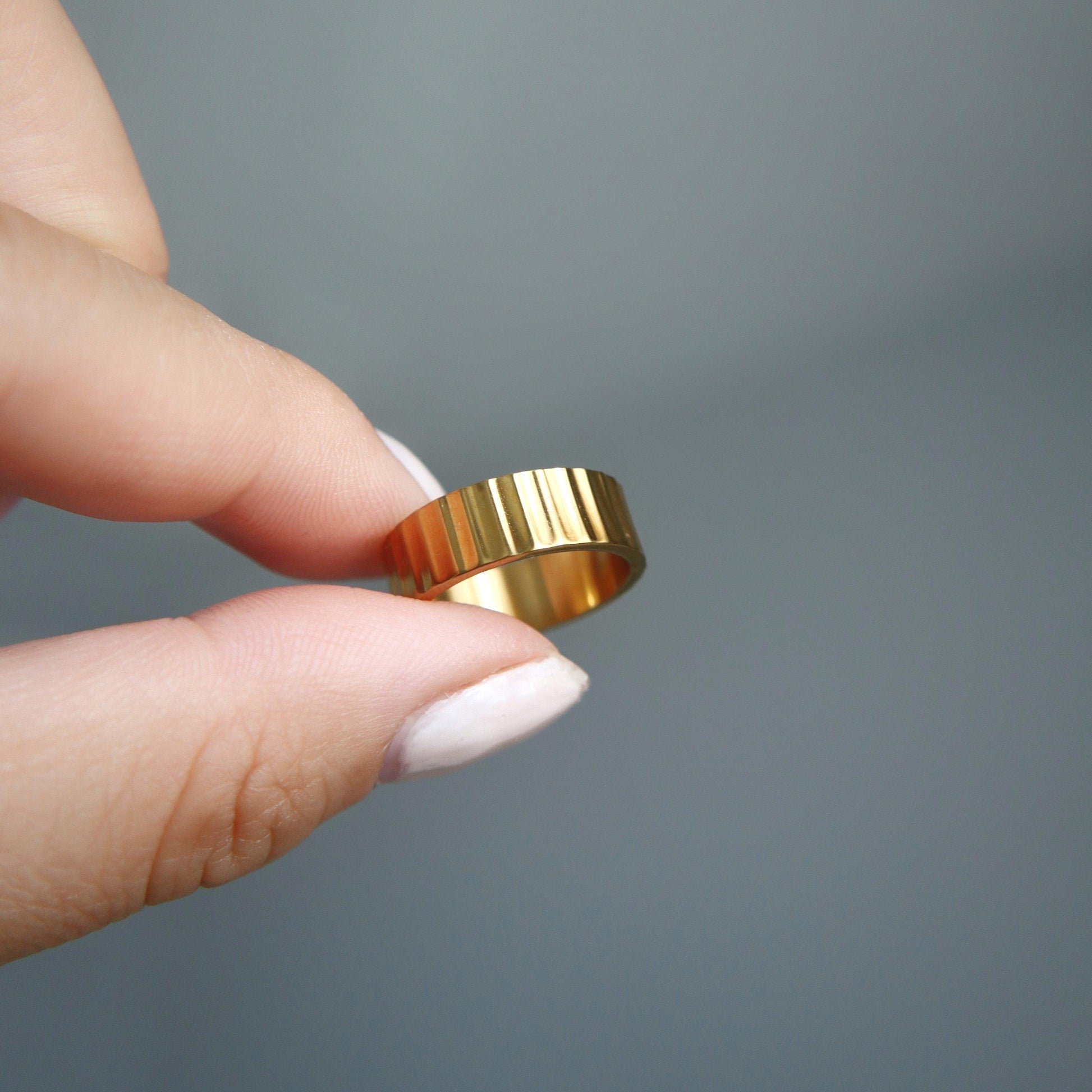 Zana Ring | Cigar Ring - JESSA JEWELRY | GOLD JEWELRY; dainty, affordable gold everyday jewelry. Tarnish free, water-resistant, hypoallergenic. Jewelry for everyday wear