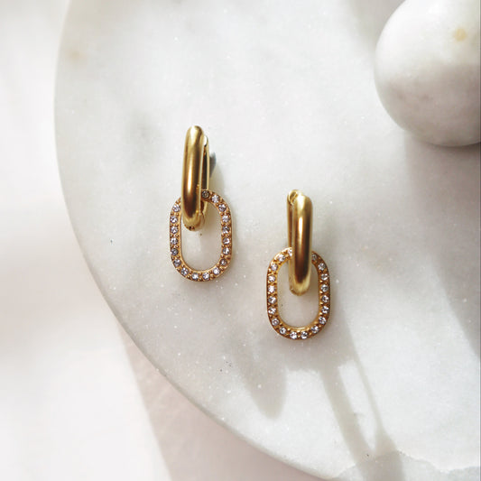 Arabella Double Hoop