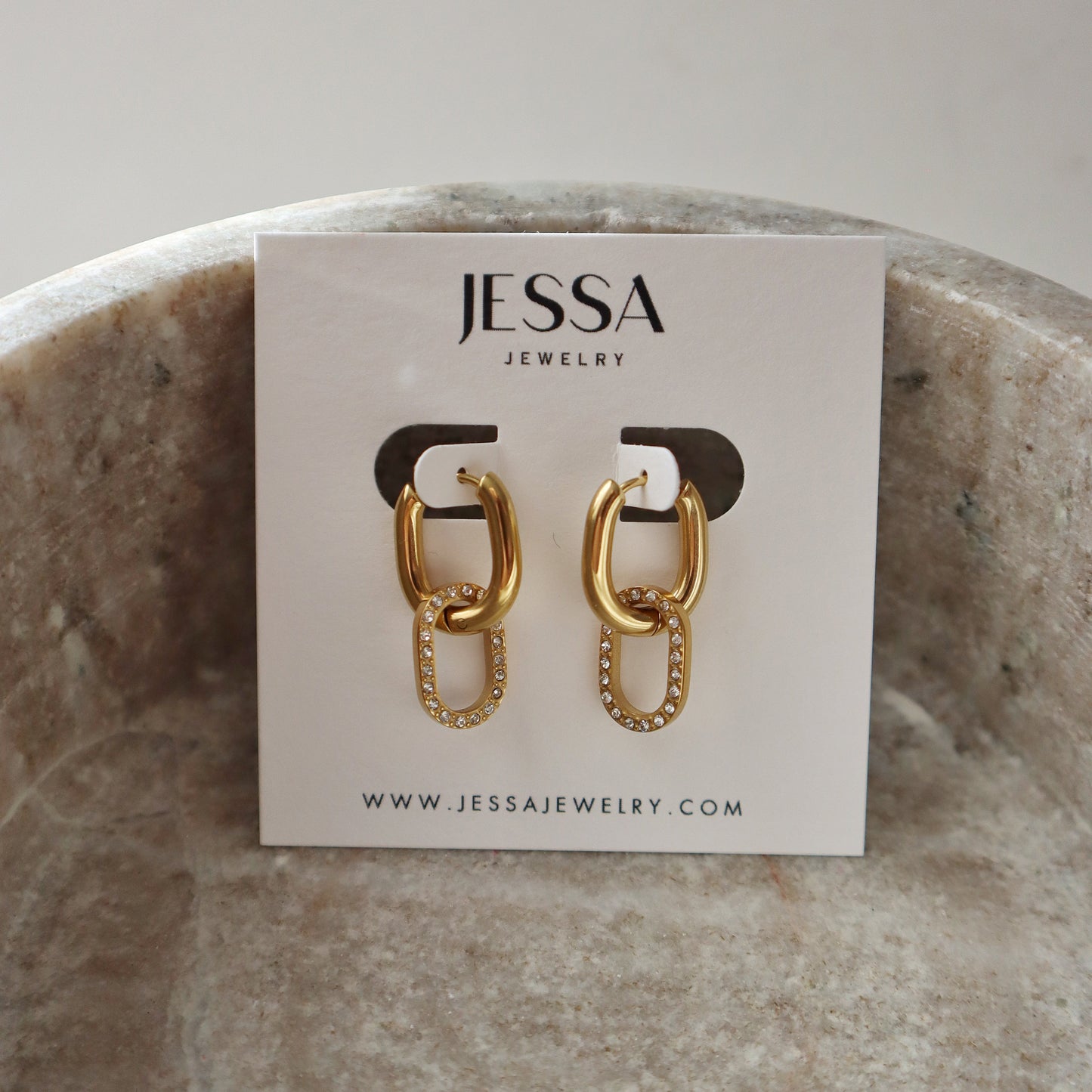 Arabella Double Hoop