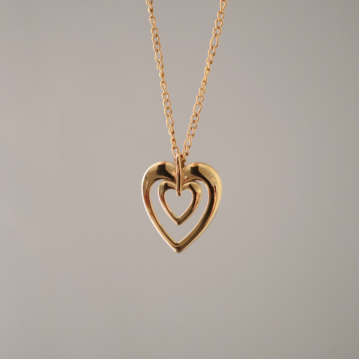 Statement Heart Pendant Necklace