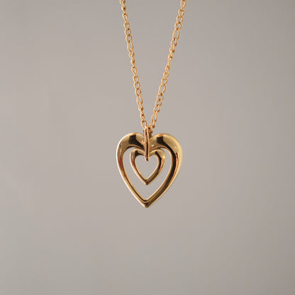 Statement Heart Pendant Necklace