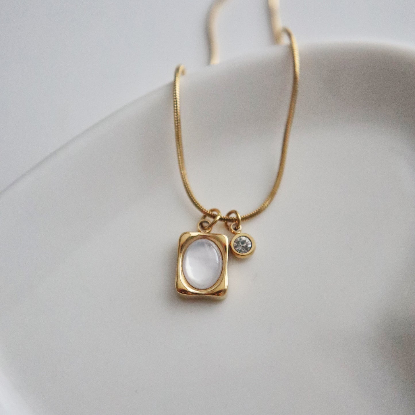 Ivory Grace Pendant Necklace