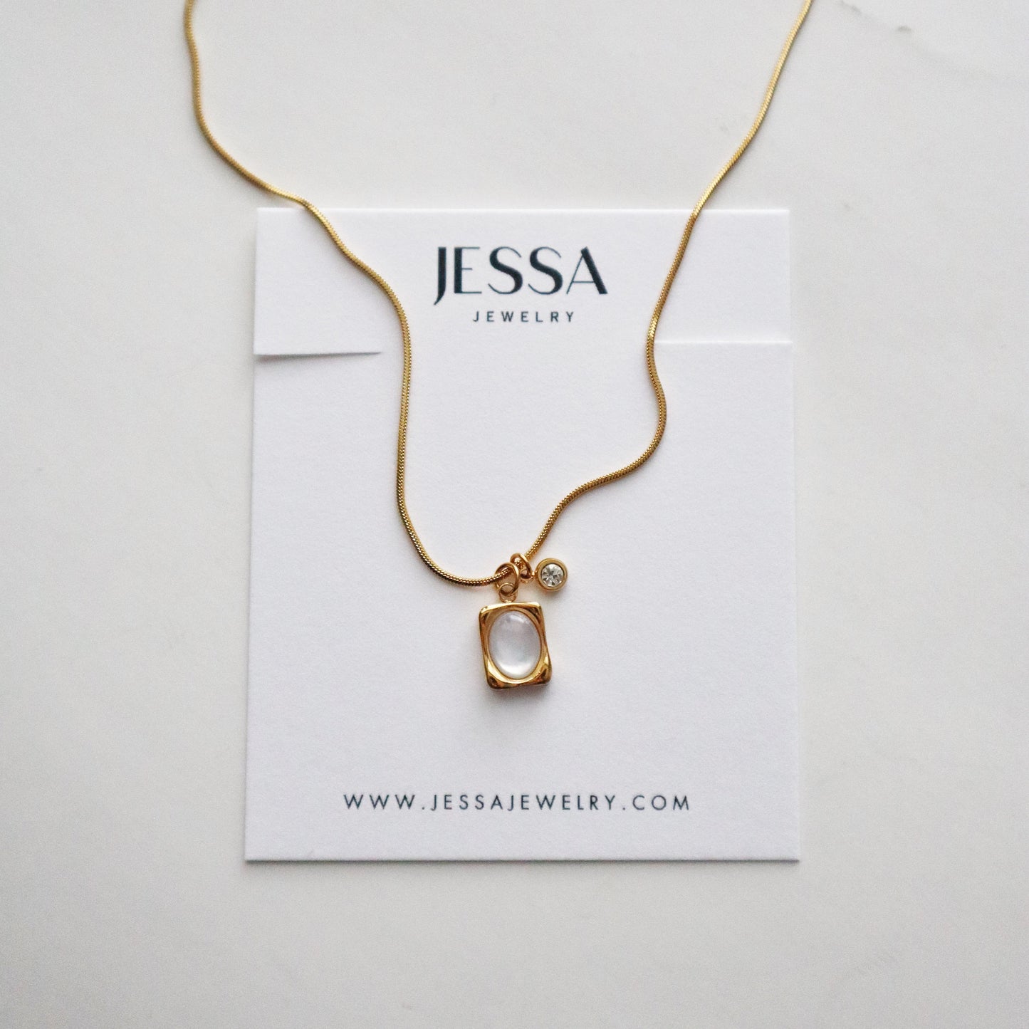 Ivory Grace Pendant Necklace