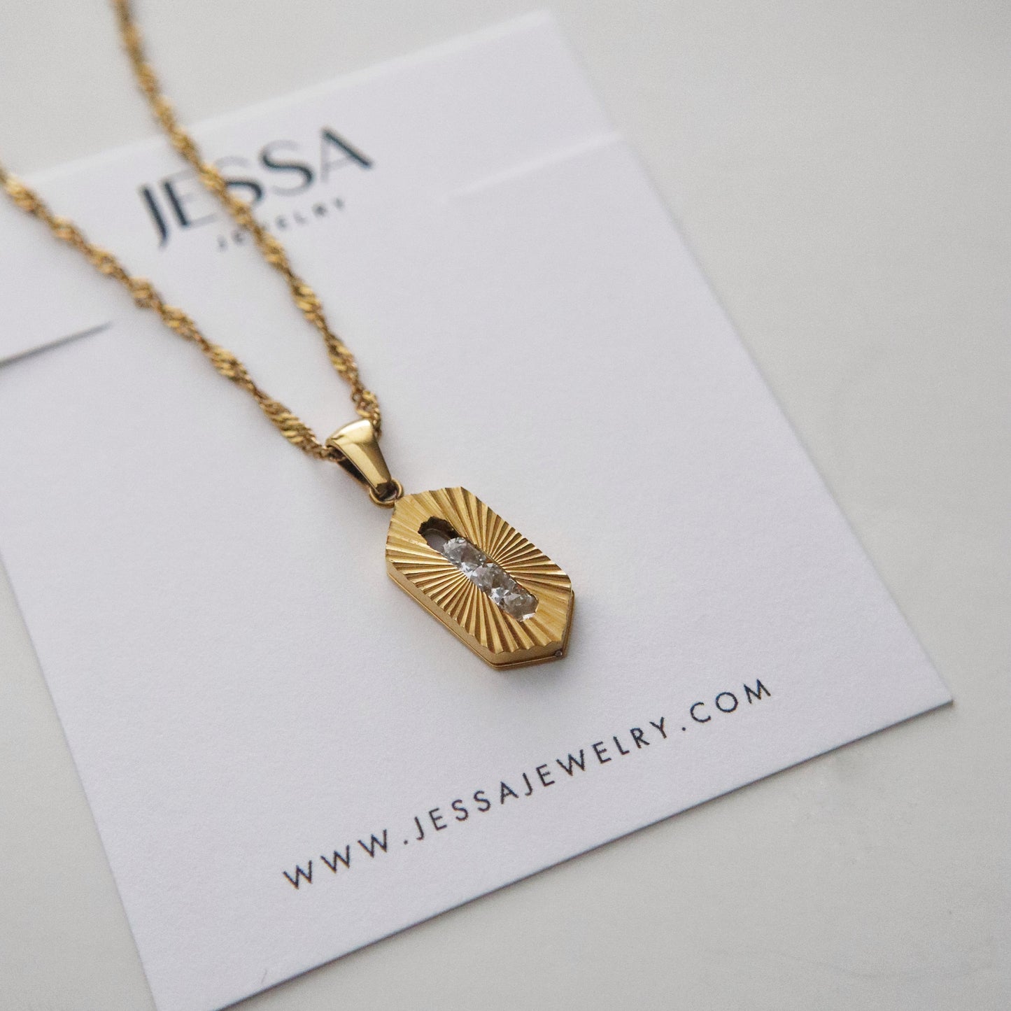 Everlight Necklace | CZ Stone Necklace