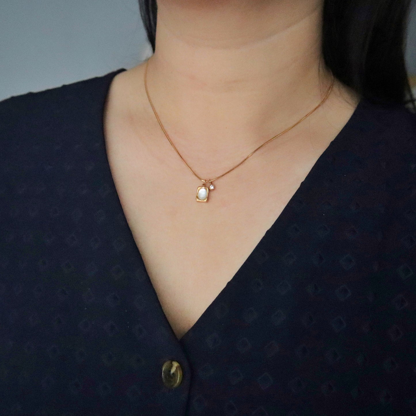 Ivory Grace Pendant Necklace