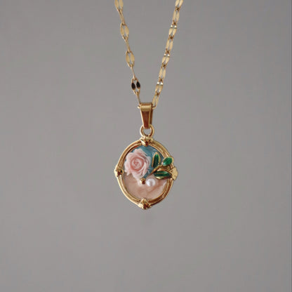 Rose Bloom Necklace | Pendant Necklace
