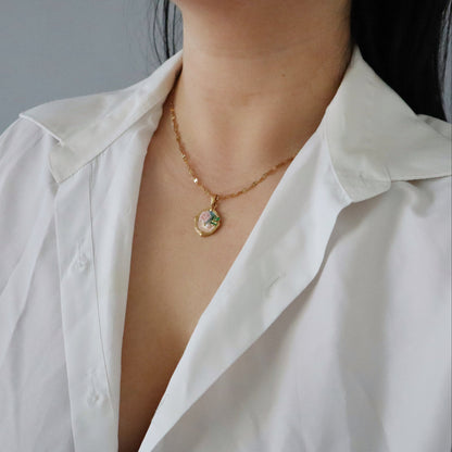 Rose Bloom Necklace | Pendant Necklace