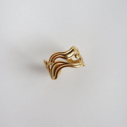 Oceana Ring | Adjustable Ring - JESSA JEWELRY | GOLD JEWELRY; dainty, affordable gold everyday jewelry. Tarnish free, water-resistant, hypoallergenic. Jewelry for everyday wear