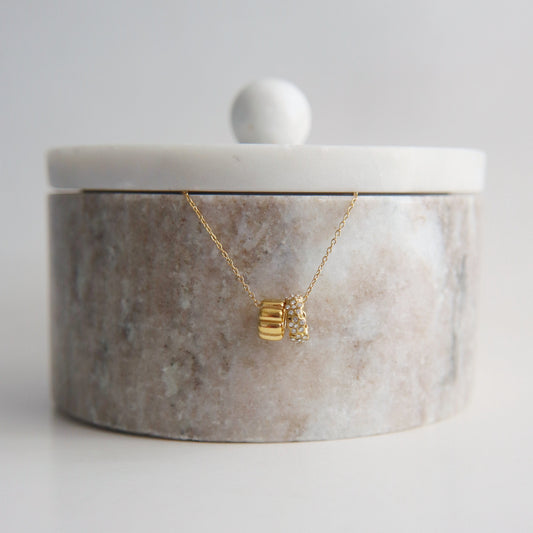 Maisie Bead Necklace | Everyday Gold Necklace
