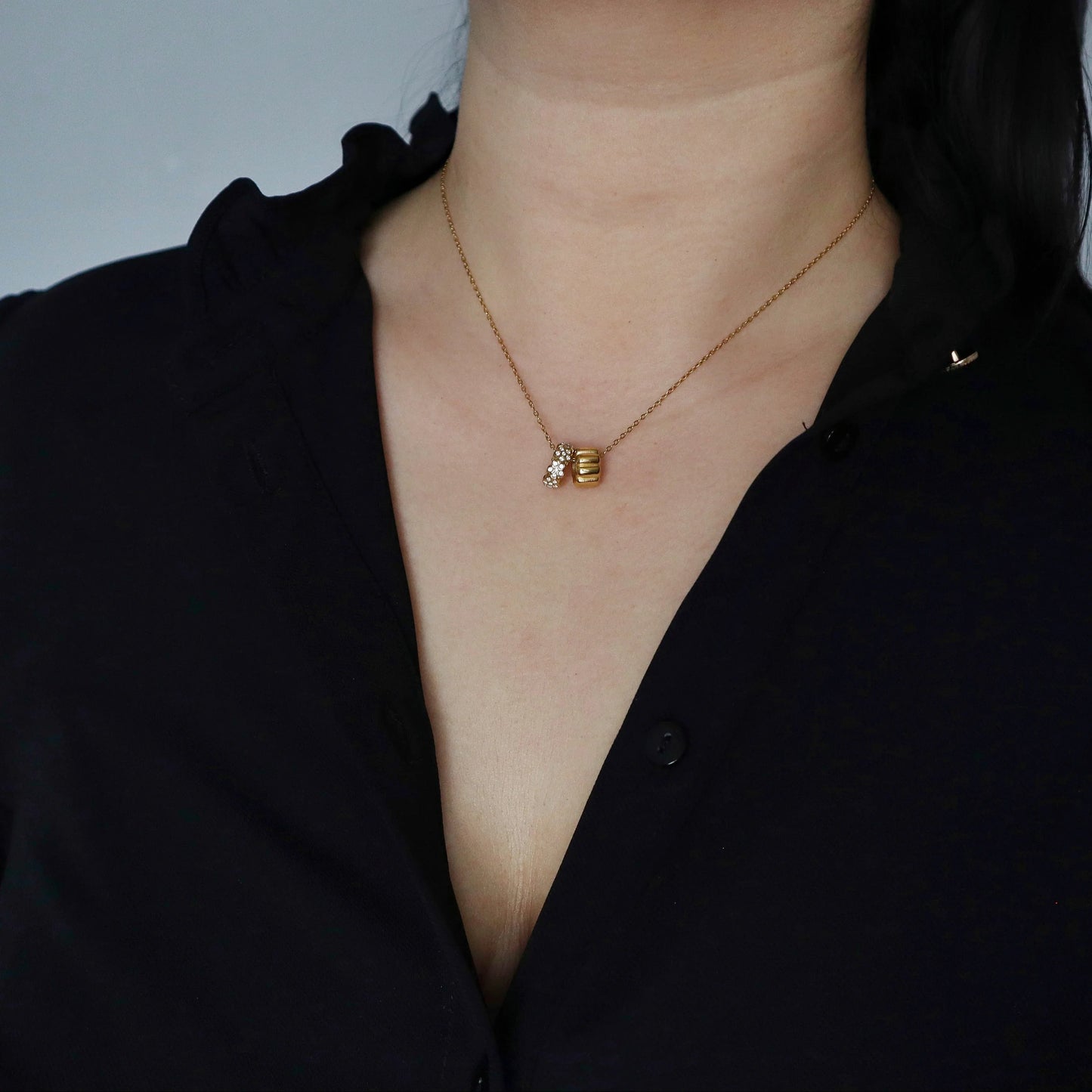 Maisie Bead Necklace | Everyday Gold Necklace