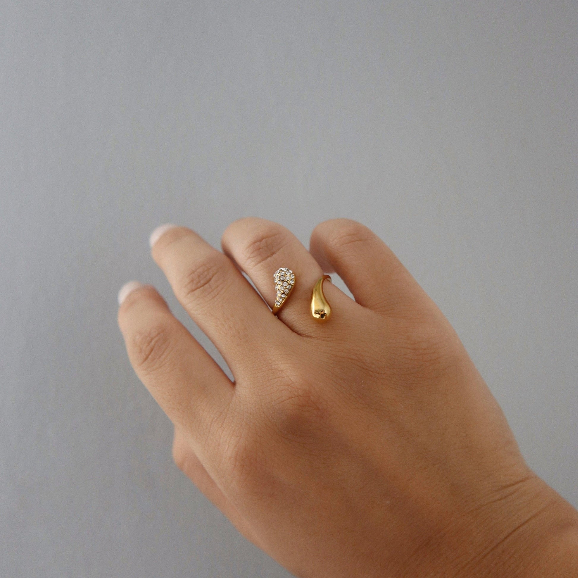 Vienna Wrap Ring - JESSA JEWELRY | GOLD JEWELRY; dainty, affordable gold everyday jewelry. Tarnish free, water-resistant, hypoallergenic. Jewelry for everyday wear