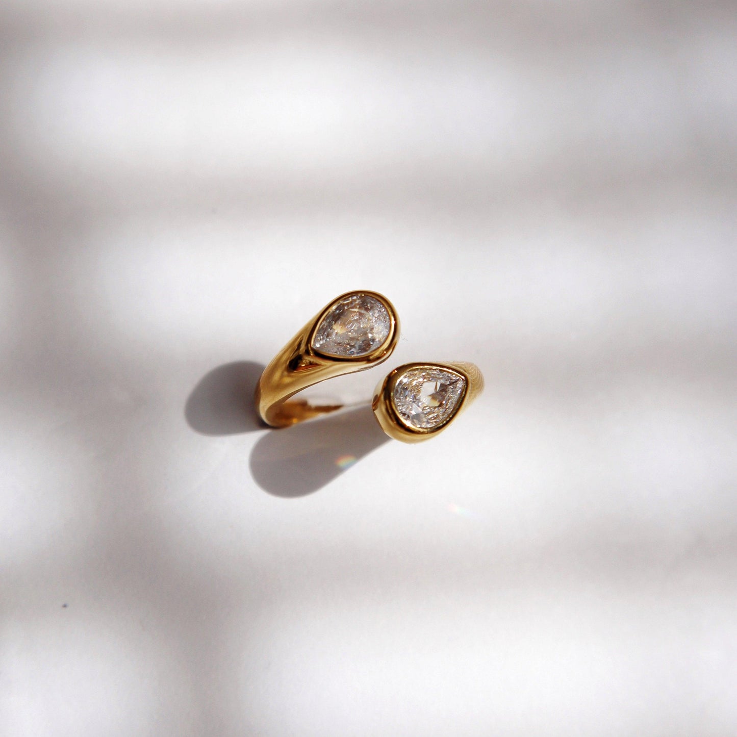 Sloane Wrap Ring - JESSA JEWELRY | GOLD JEWELRY; dainty, affordable gold everyday jewelry. Tarnish free, water-resistant, hypoallergenic. Jewelry for everyday wear