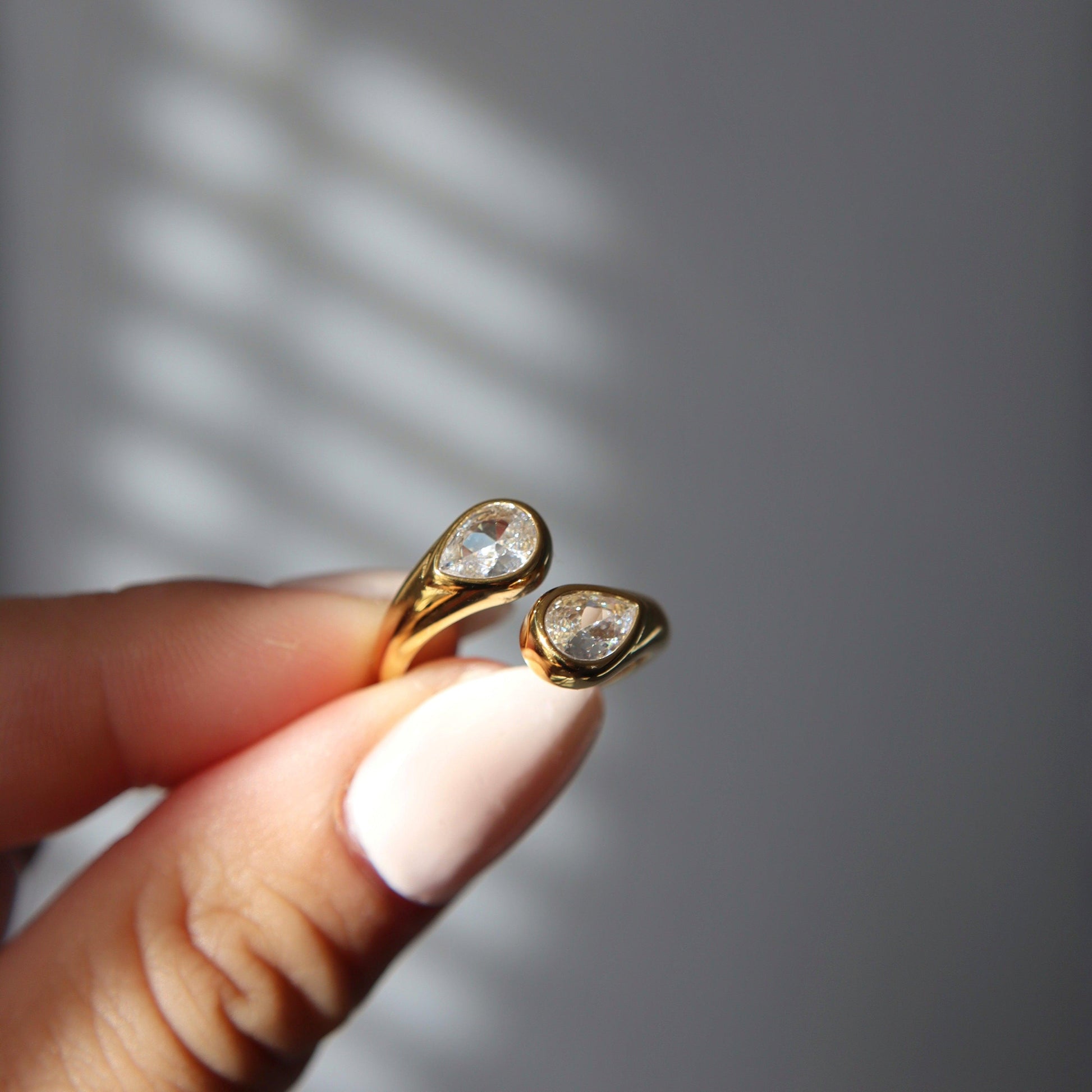 Sloane Wrap Ring - JESSA JEWELRY | GOLD JEWELRY; dainty, affordable gold everyday jewelry. Tarnish free, water-resistant, hypoallergenic. Jewelry for everyday wear