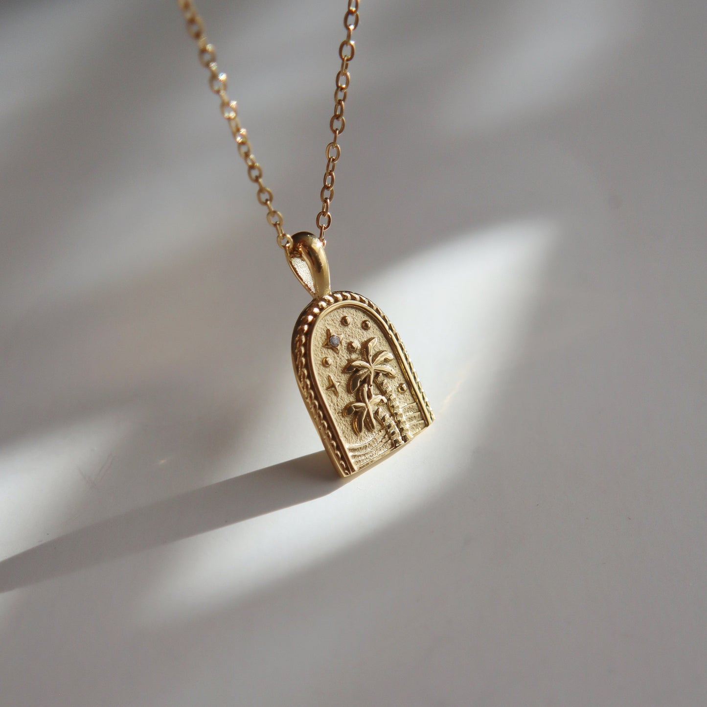 Palm Tree Necklace | Pendant Necklace