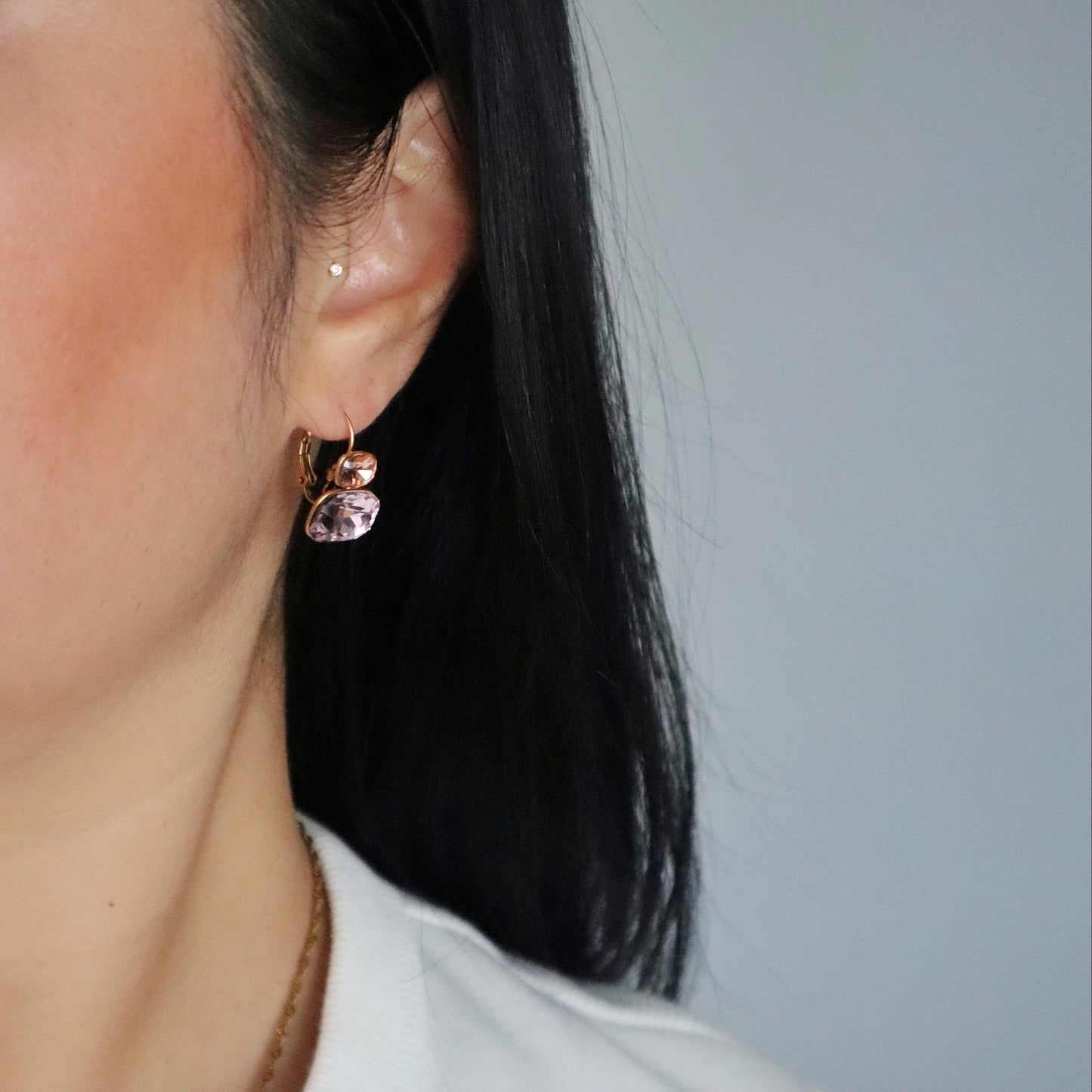Blush Aura Earrings