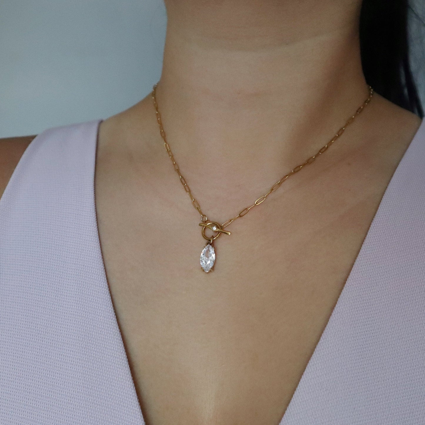 Skai Marquise Necklace