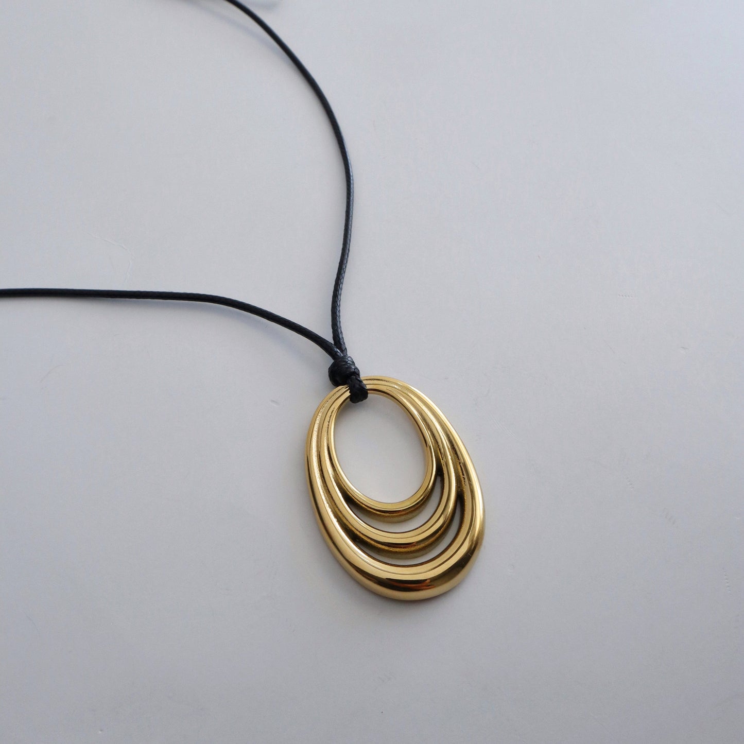 Eclipse Cord Necklace | Adjustable Cord Necklace