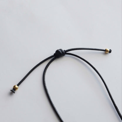 Eclipse Cord Necklace | Adjustable Cord Necklace