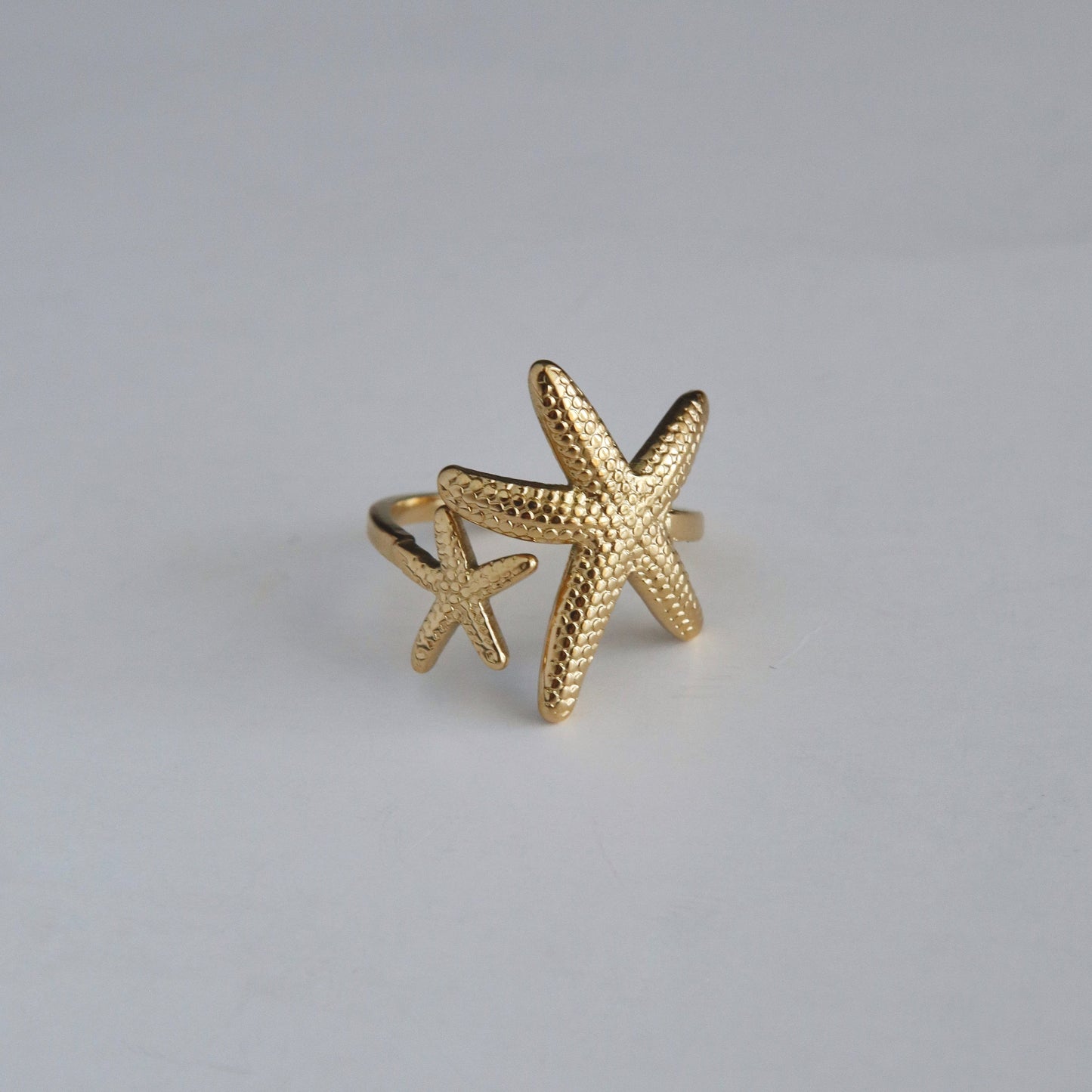 Starfish Adjustable Ring | Beach Jewelry
