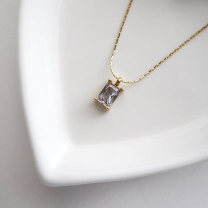 Serene Necklace | CZ Necklace