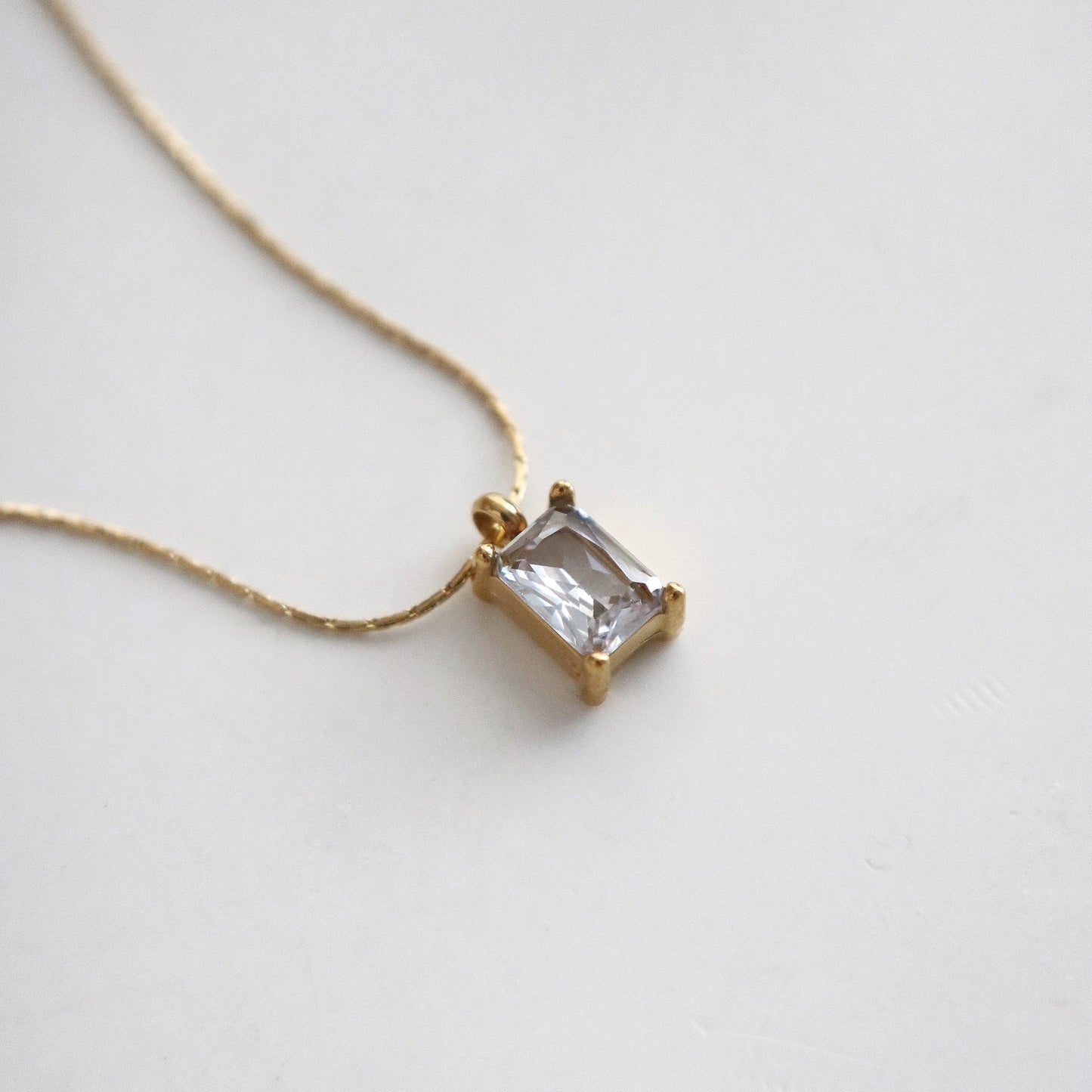 Serene Necklace | CZ Necklace