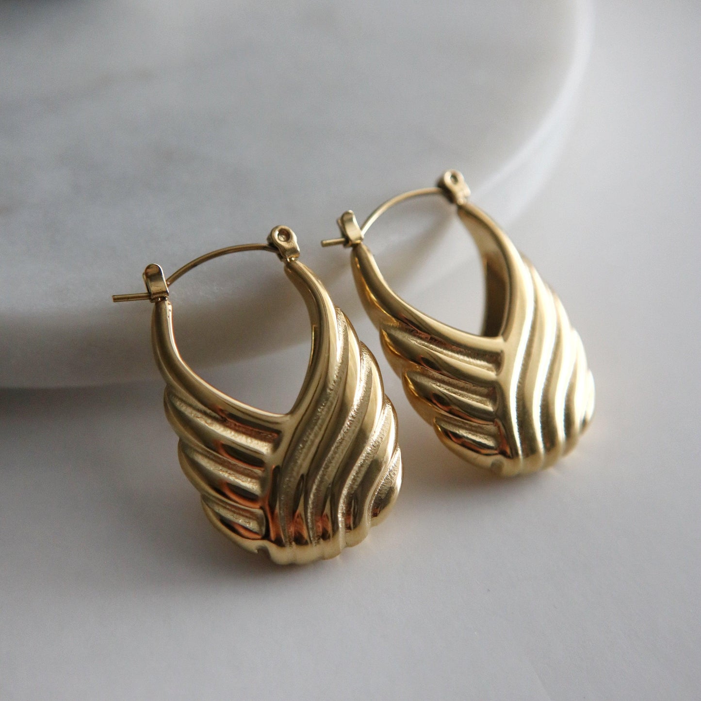 Aspen Hoops | Statement Hoop Earrings