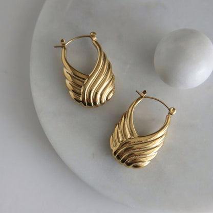 Aspen Hoops | Statement Hoop Earrings