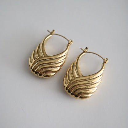 Aspen Hoops | Statement Hoop Earrings