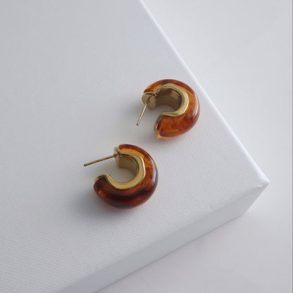 Autumn Hoops | Chunky Hoops