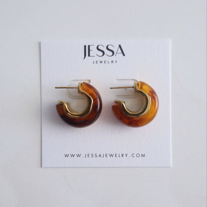 Autumn Hoops | Chunky Hoops