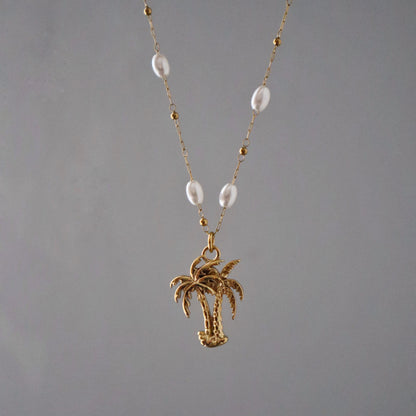 Palma Pearl Necklace | Beach Jewelry