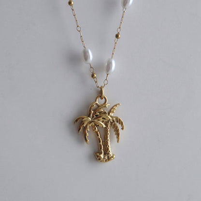 Palma Pearl Necklace | Beach Jewelry