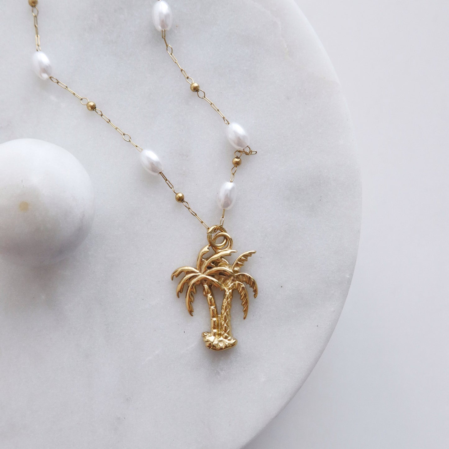 Palma Pearl Necklace | Beach Jewelry