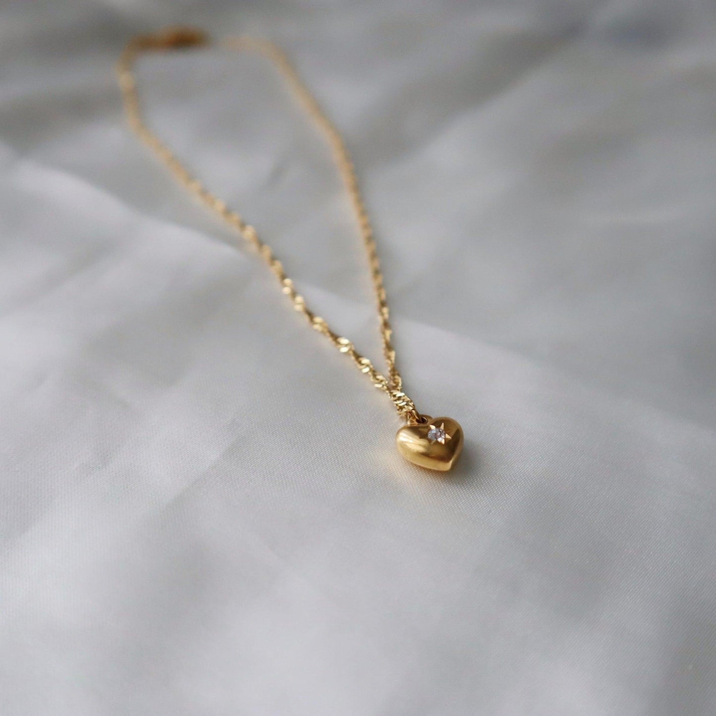 Starry Heart Necklace | Pendant Necklace - JESSA JEWELRY | GOLD JEWELRY; dainty, affordable gold everyday jewelry. Tarnish free, water-resistant, hypoallergenic. Jewelry for everyday wear