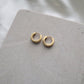 Sadie Hoops | Minimalistic Hoops - JESSA JEWELRY | GOLD JEWELRY; dainty, affordable gold everyday jewelry. Tarnish free, water-resistant, hypoallergenic. Jewelry for everyday wear